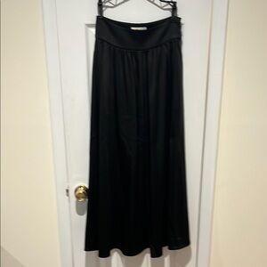 Boden Black Women's Skirt maxi satin